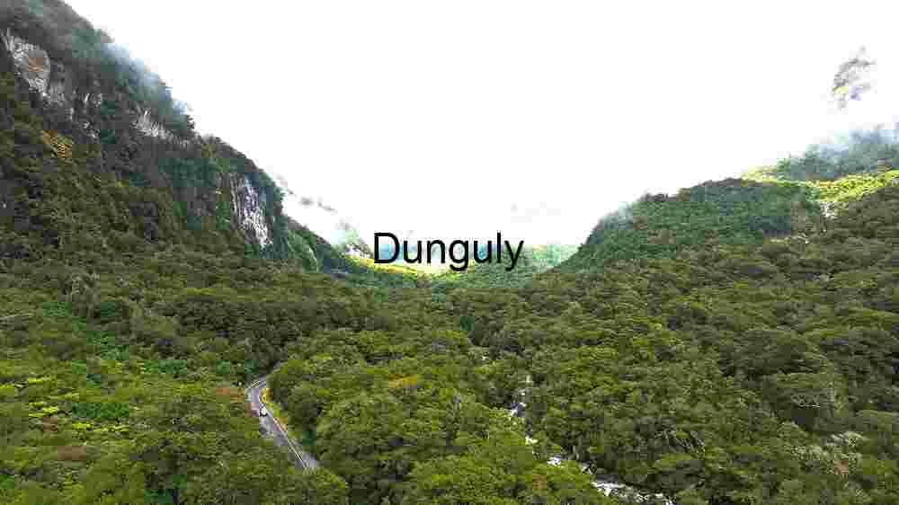 Lush Green Mountain Pass