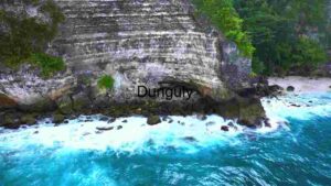 Aerial View of a Rugged Cliffside by the Sea