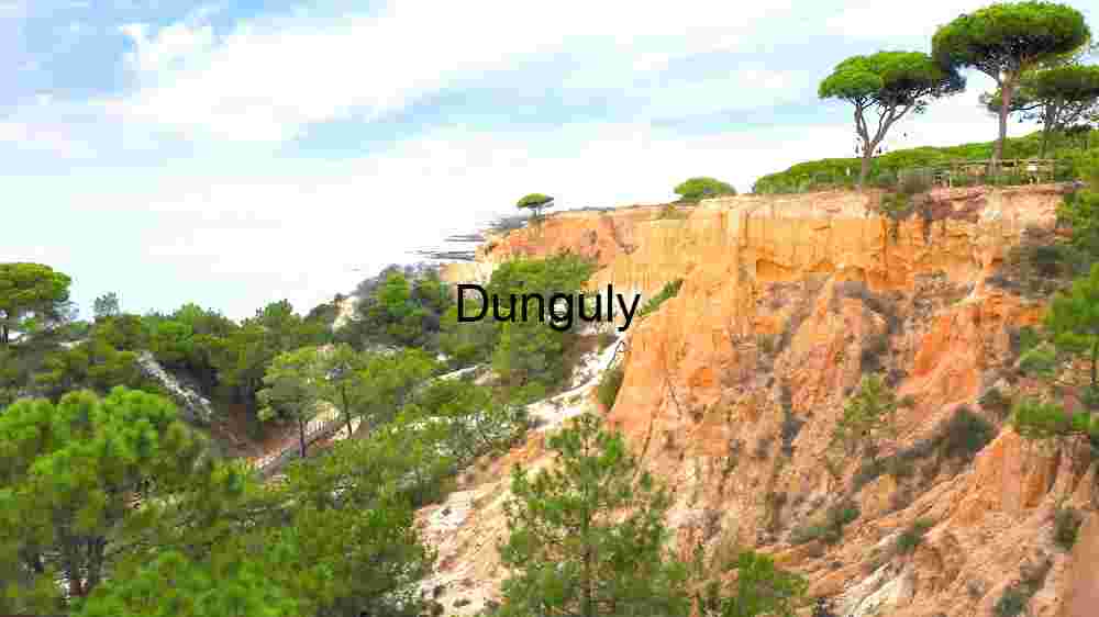 Coastal Cliffs and Lush Greenery
