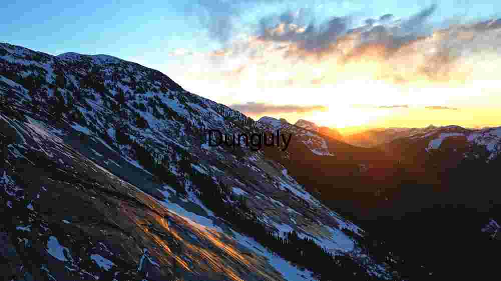 Alpine Sunset Majesty