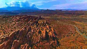 Majestic Desert Vista at Sunset