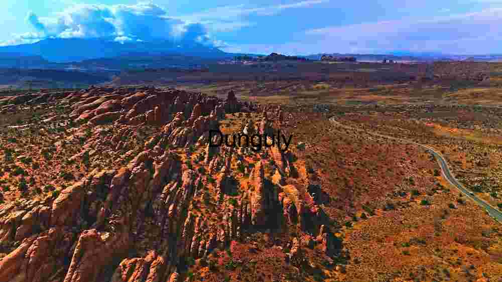 Majestic Desert Vista at Sunset