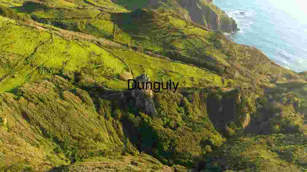 Coastal Cliffs and Verdant Landscape