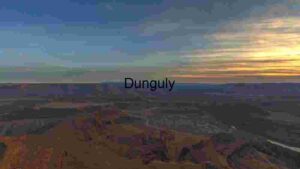 Majestic Sunset Over Canyon Landscape