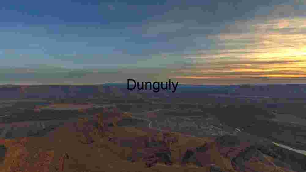 Majestic Sunset Over Canyon Landscape