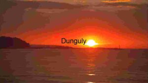 Sunset Over the Ocean Horizon