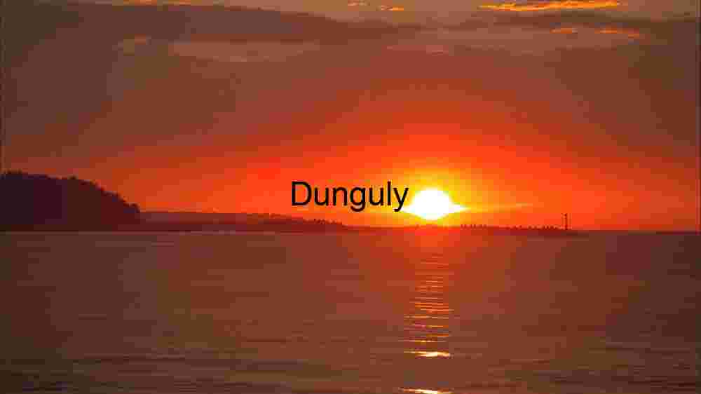 Sunset Over the Ocean Horizon