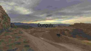 Sunset Over Desert Trails