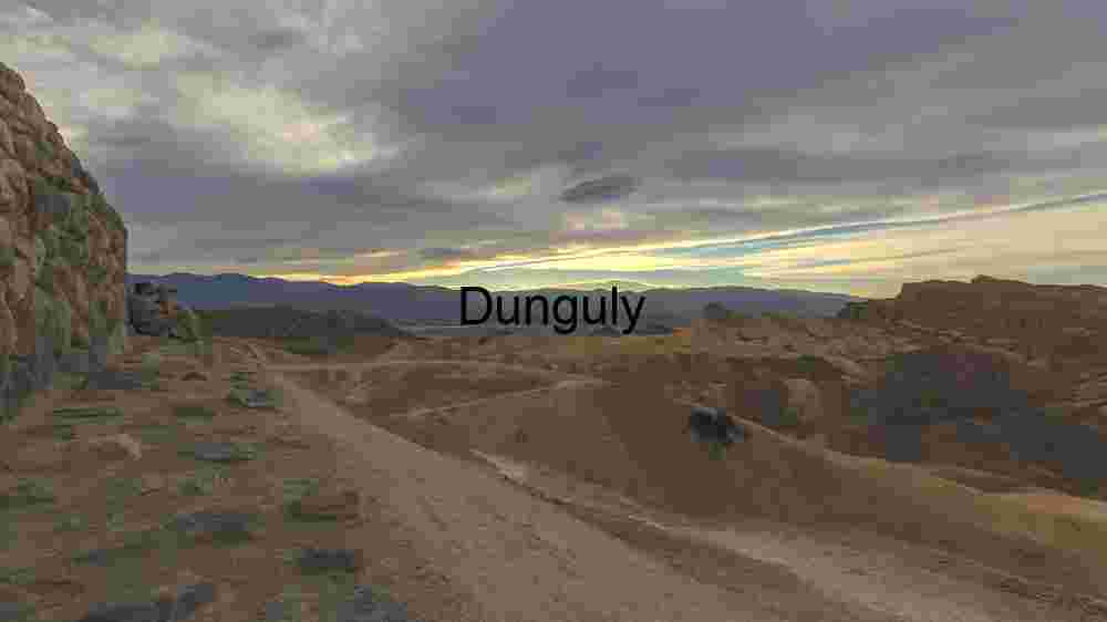 Sunset Over Desert Trails