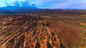 Majestic Desert Landscape at Sunset
