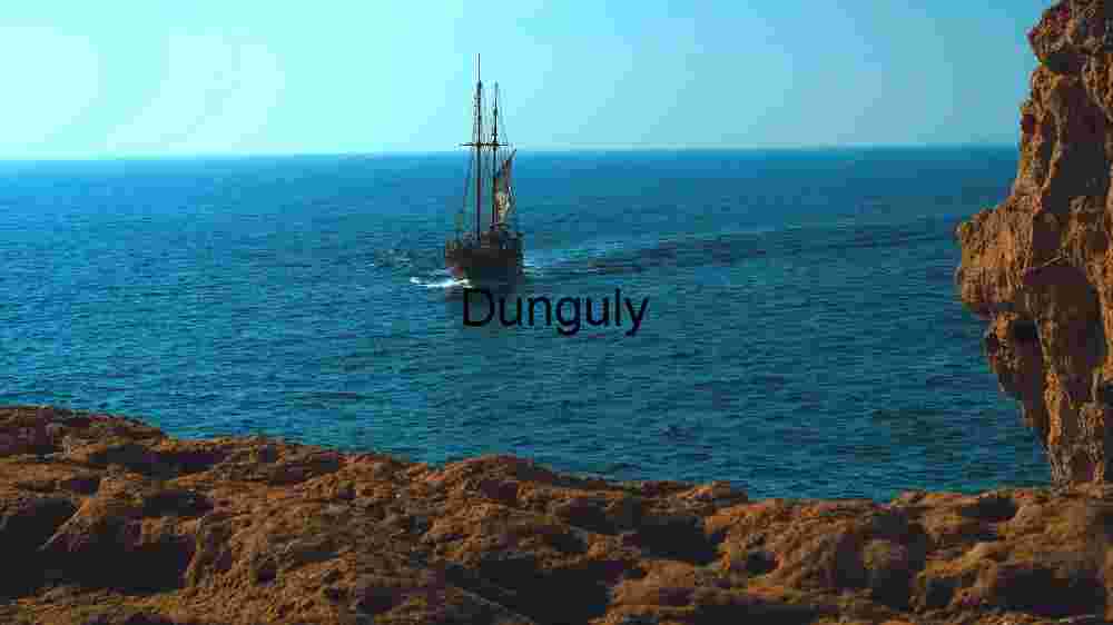 Sailing into the Horizon: A Vintage Ship at Sea