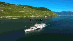 Vintage Paddle Steamer Cruising on a Serene Lake