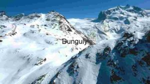 Majestic Snow-Covered Mountain Range