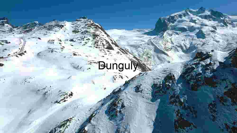 Majestic Snow-Covered Mountain Range