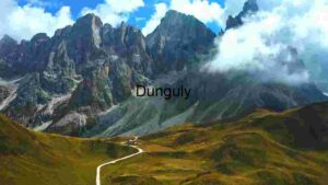 Majestic Mountain Range with Verdant Valley