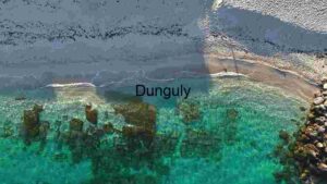 Aerial View of a Pristine Beach and Clear Waters