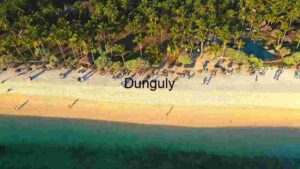 Tropical Beach Resort Aerial View