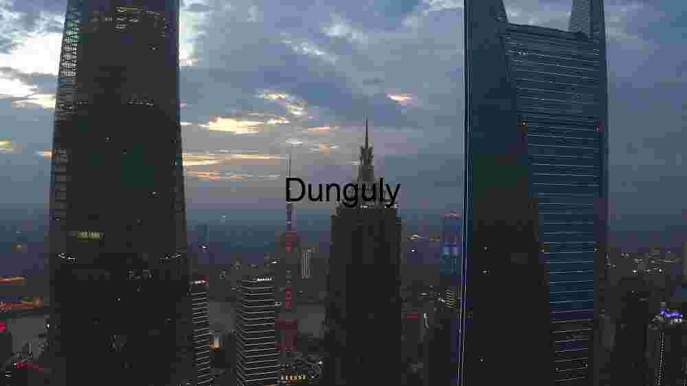 Skyline of Shanghai at Dusk