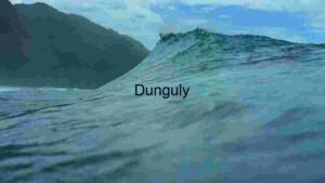 Ocean Wave with Mountainous Background