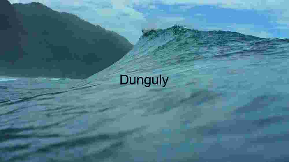 Ocean Wave with Mountainous Background