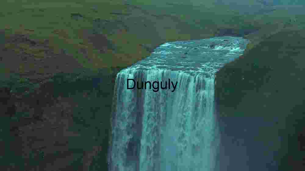 Majestic Waterfall in Verdant Landscape