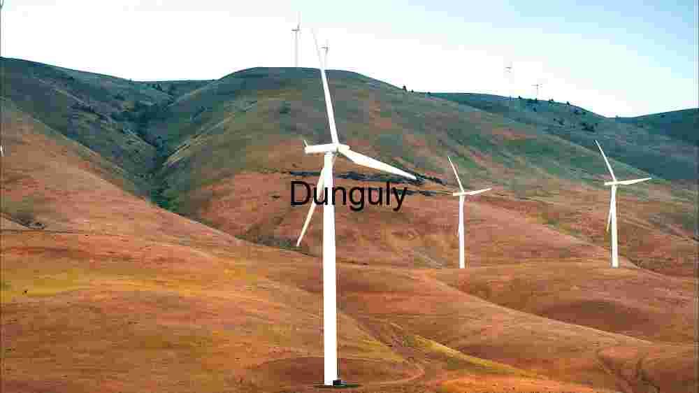 Wind Turbines on Rolling Hills