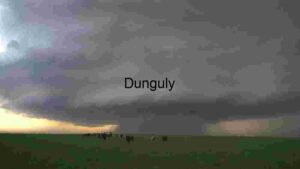 Approaching Storm Over Grazing Cattle