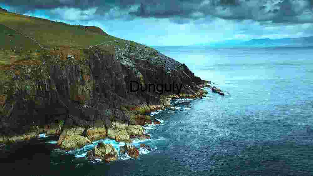 Coastal Cliffside Overlooking the Ocean