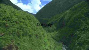 Verdant Valley Between Lush Green Mountains