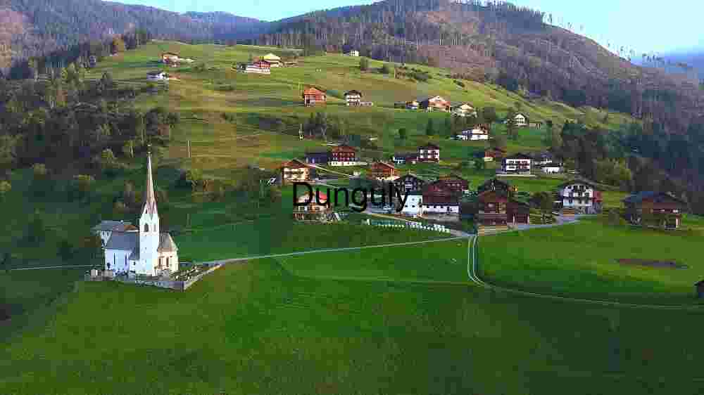 Serene Alpine Village