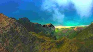 Aerial View of Coastal Mountain Range
