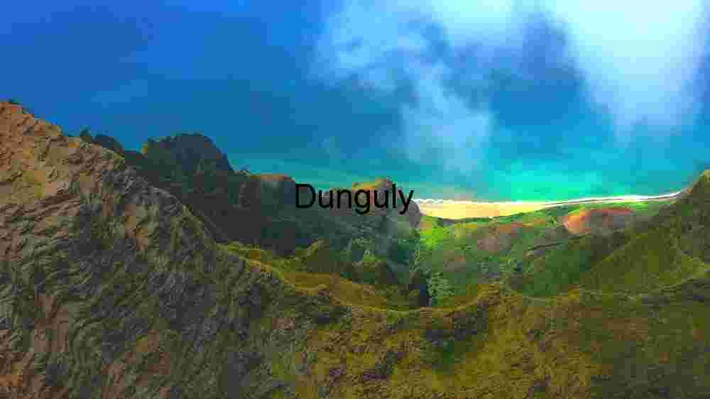 Aerial View of Coastal Mountain Range