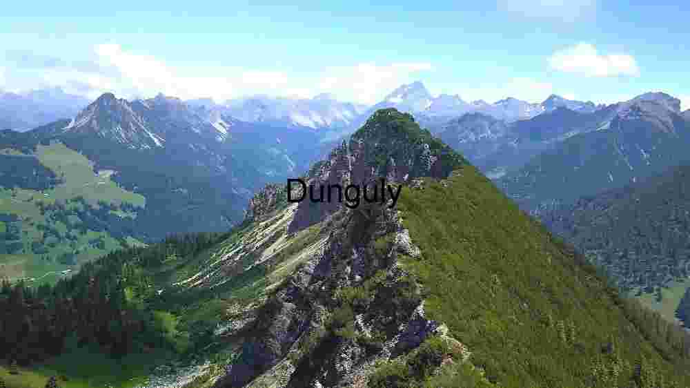 Majestic Mountain Ridge in the Alps