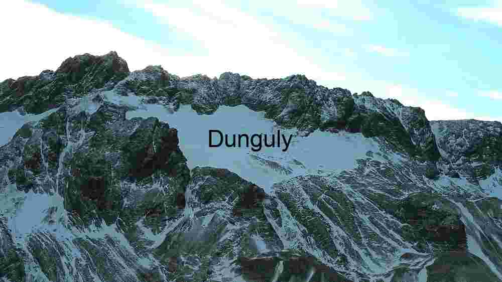 Majestic Snow-Capped Mountain Range