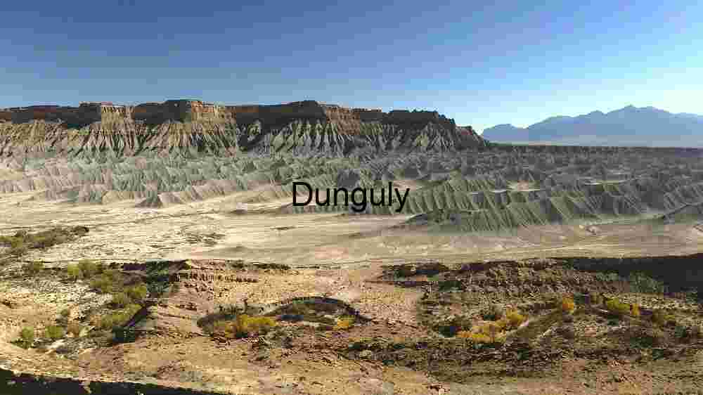 Mesmerizing Desert Landscape with Eroded Rock Formations