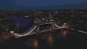 Tower Bridge Illuminated at Night