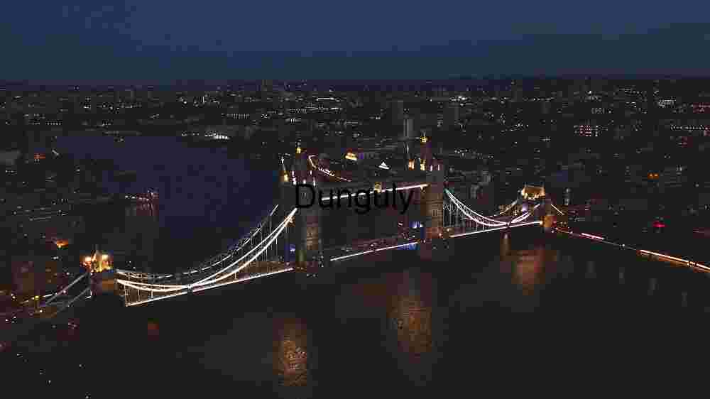 Tower Bridge Illuminated at Night