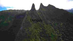 Majestic Green Peaks in a Tropical Mountain Range