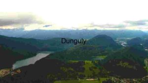 Scenic Aerial View of Mountainous Landscape with Lakes