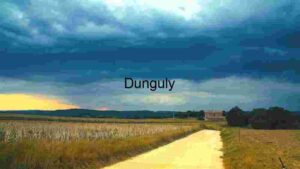 Stormy Countryside Road