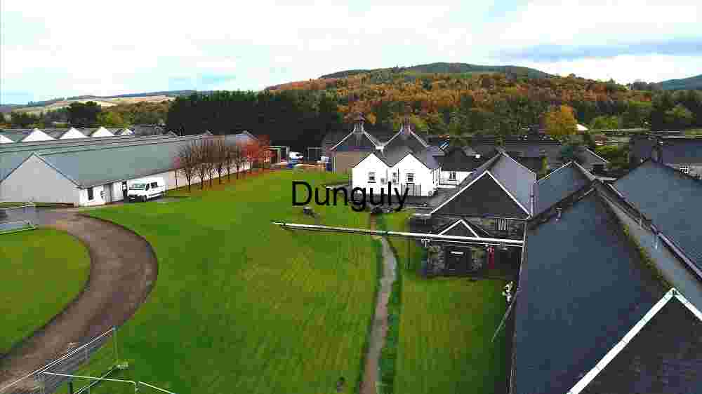 Scenic View of a Distillery Complex in a Countryside Setting