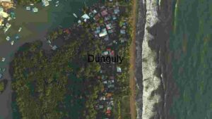 Coastal Village Aerial View