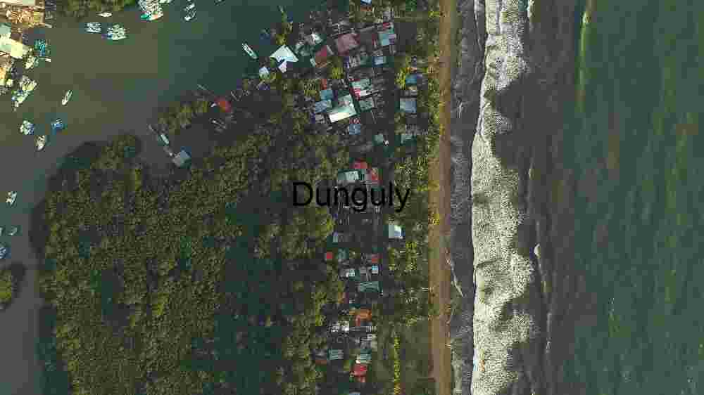 Coastal Village Aerial View