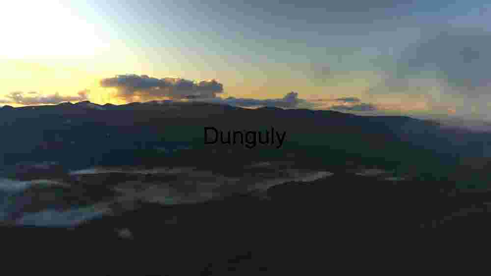 Sunrise Over Misty Mountain Valley