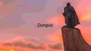 Knight Statue at Sunset