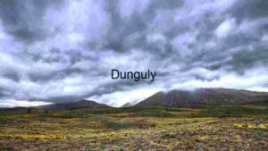 Stormy Mountain Landscape