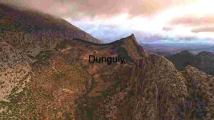 Majestic Mountain Landscape Under Cloudy Sky