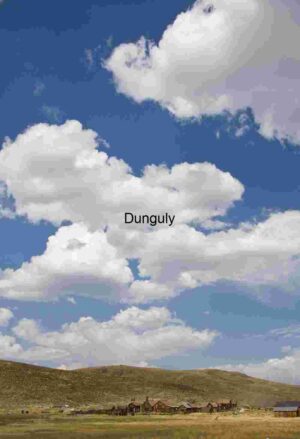 Scenic View of a Ghost Town Under a Blue Sky with Clouds