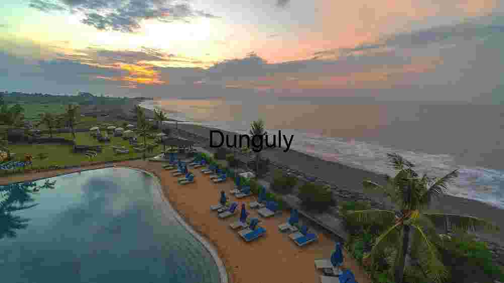 Serene Beachfront Resort at Sunrise