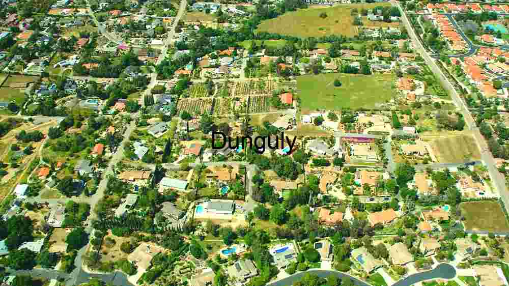 Aerial View of a Suburban Neighborhood